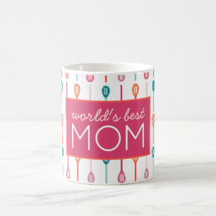A melhor mãe da cozinha moderna caneca do mundo