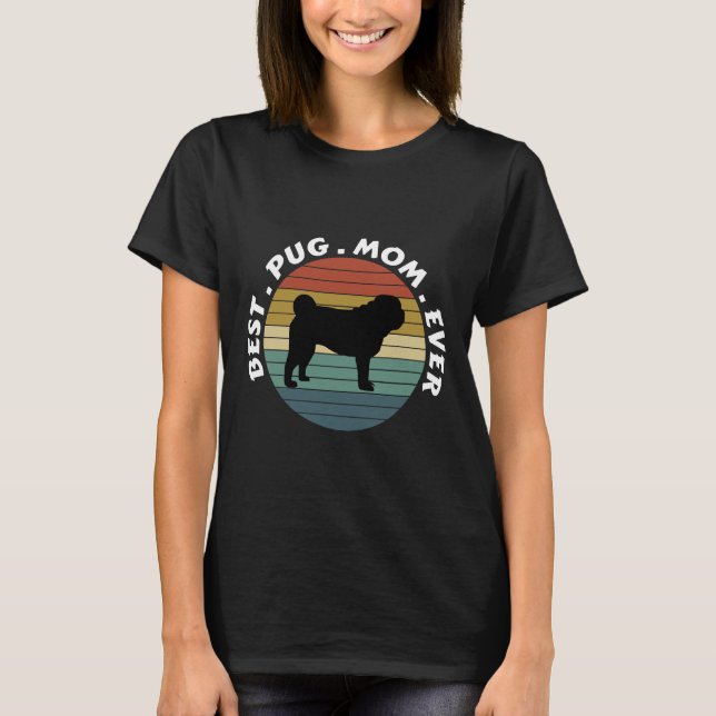 a melhor mãe de vômito, camiseta de cão, camisa de (Frente)
