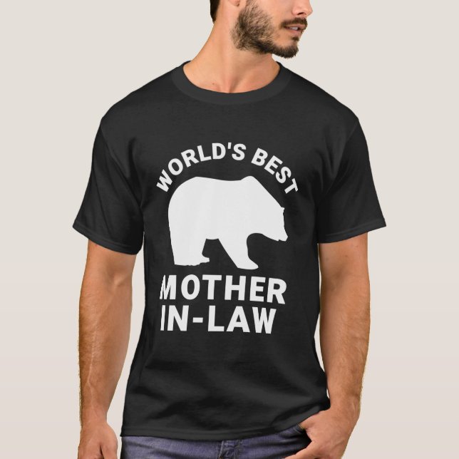 A Melhor Mãe Do Mundo Na Camisa De Camisa Do Urso  (Frente)