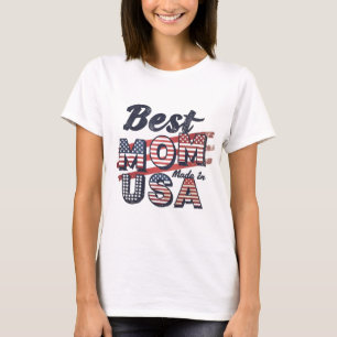 A Melhor Mãe Feita Na Camiseta Dos Eua