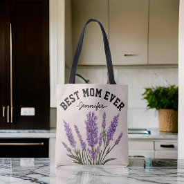 A melhor mãe, Floral Tote Bag, para a mãe.