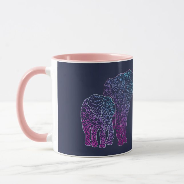 A melhor mãe na caneca do mundo - caneca do (Esquerda)