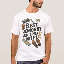 A Melhor Memória Não Precisa de Wifi Camiseta de V