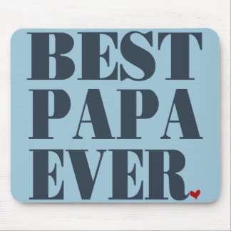 A melhor papá nunca Mousepad