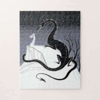 A menina e o quebra-cabeça do dragão