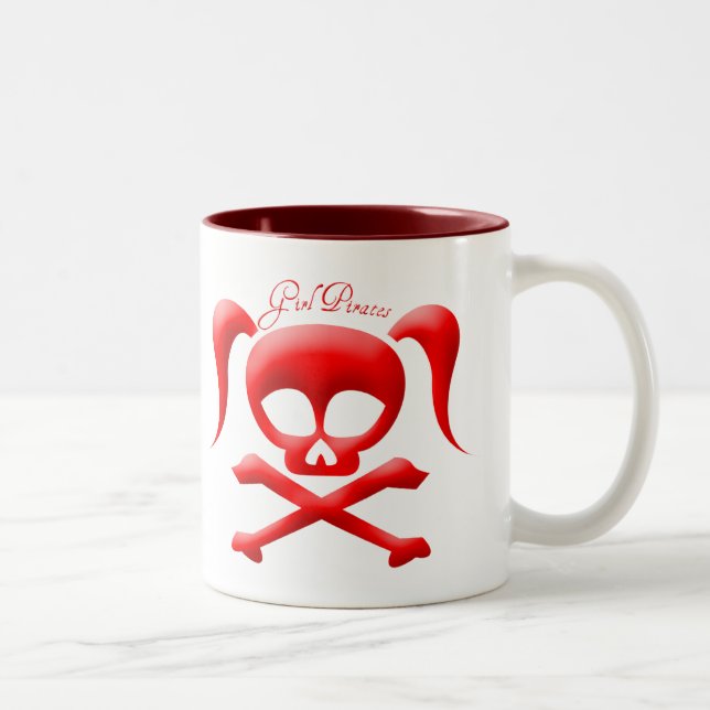 A menina pirateia a caneca (Direita)