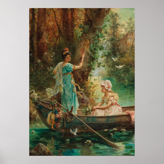 A mensagem de amor de Hans Zatzka - poster (Frente)