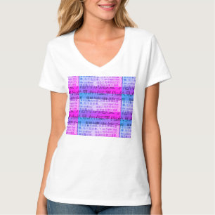 A Mensagem Não Está Clara em uma Camiseta de Manga