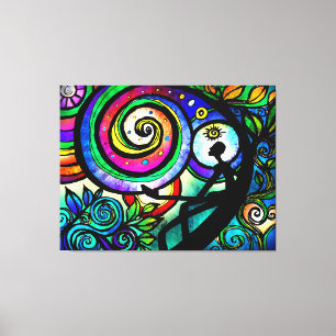 A mente infinita esticou o impressão das canvas