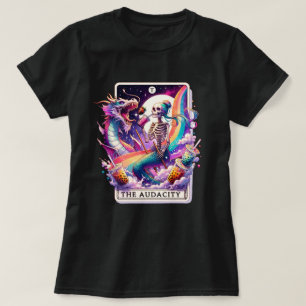 A Mermaid Skeleton Tarot Card T-Shirt