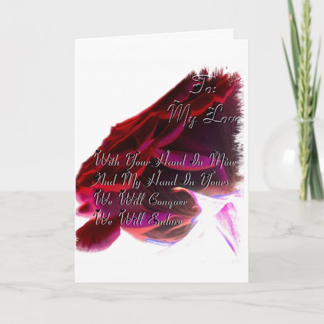 A meu cartão do amor (Frente)