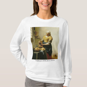 A Milkmaid Vermeer - Camiseta feminina