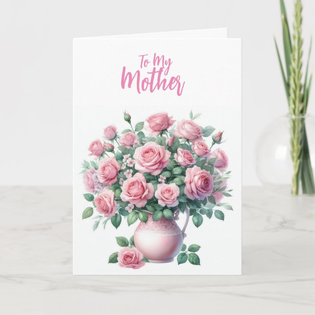 À Minha Mãe, Receba Um Bom Cartão (Frente)