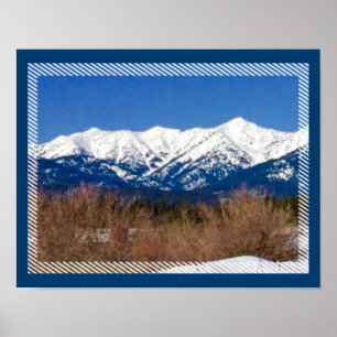 A montanha do Snowmobile sonha o poster