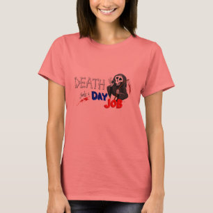 A morte encontra um t-shirt original dos desenhos