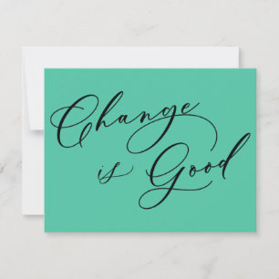 A mudança elegante é um bom anúncio em movimento v