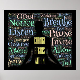 A mudança inicia o poster