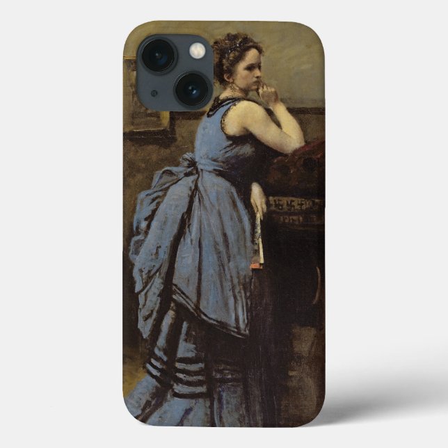 A mulher no azul, 1874 (Verso)