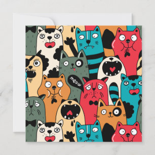 A multidão de gatos