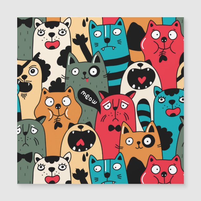 A multidão de gatos (Frente)