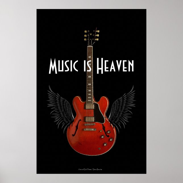A música é o Poster 36 x 34 (Frente)
