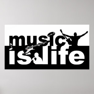 A música é poster da vida