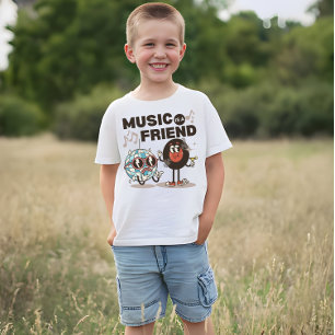 A música é um amigo baby T-Shirt