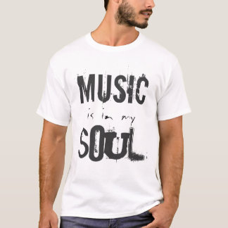 A MÚSICA está em meu t-shirt da ALMA