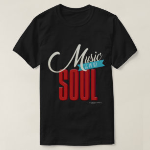 A música está no t-shirt dos meus homens da alma