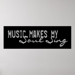 A música faz minha alma cantar o poster