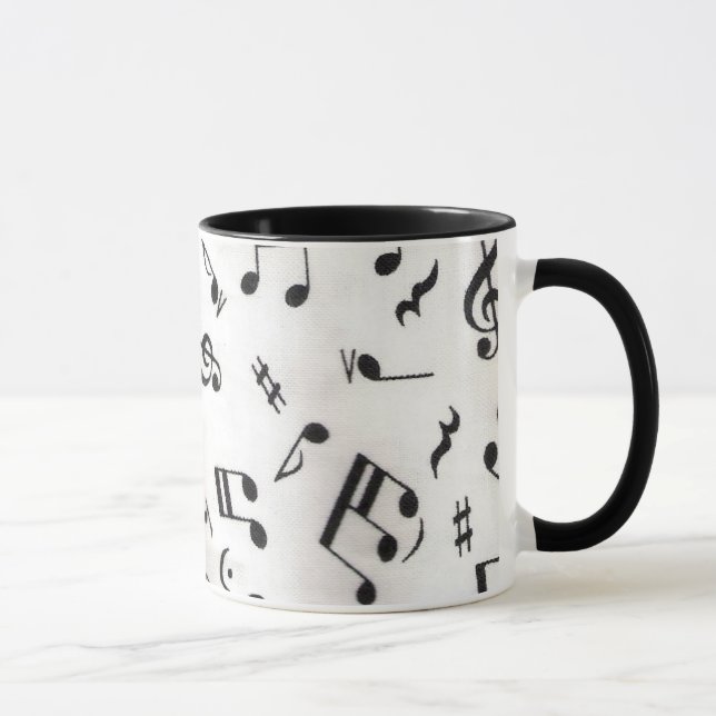 A música nota a caneca (Direita)