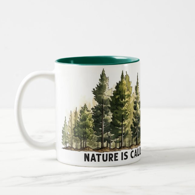 A natureza está ligando e eu tenho que ir! Caneca (Esquerda)