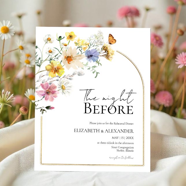 A Noite Antes | Convite para Janto de ensaio (Criador carregado)