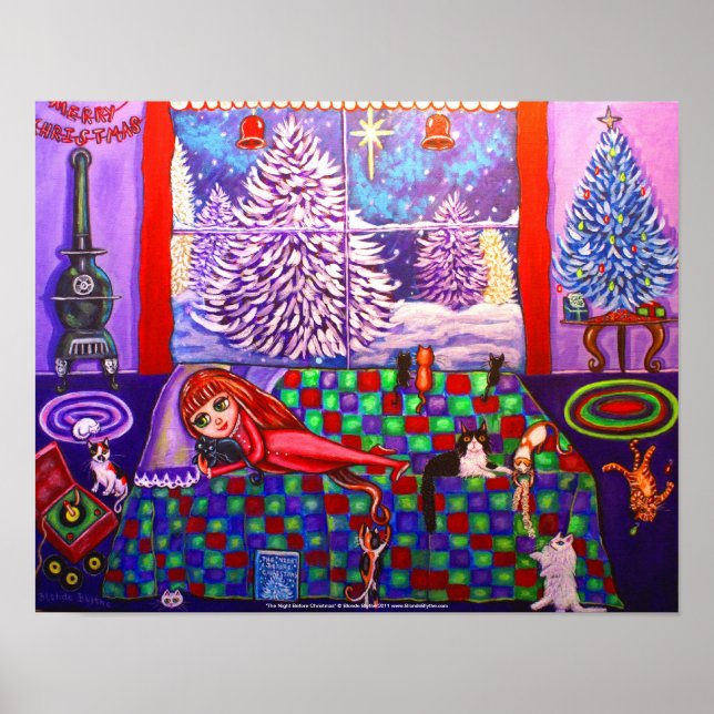 A noite antes da Poster de Natal (Frente)