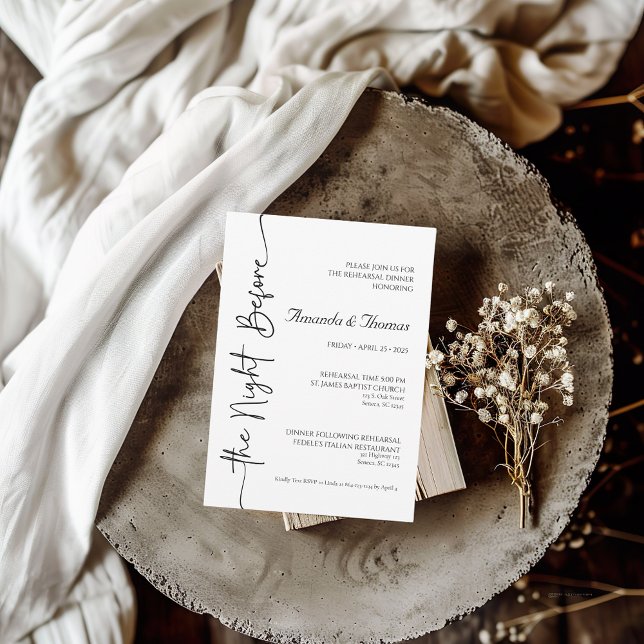 A Noite Antes Do Convite Ao Janto De Ensaio (Criador carregado)