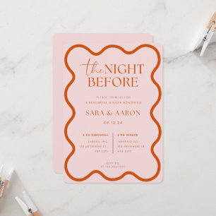 A Noite Antes Do Convite De Ensaio