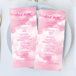 A Noiva Está No Menu De Comida Da Nuvem Nove