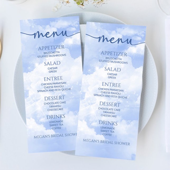 A Noiva Está No Menu De Comida Da Nuvem Nove (Criador carregado)