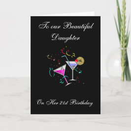 A NOSSO CARTÃO de aniversário de 21 anos BONITO da