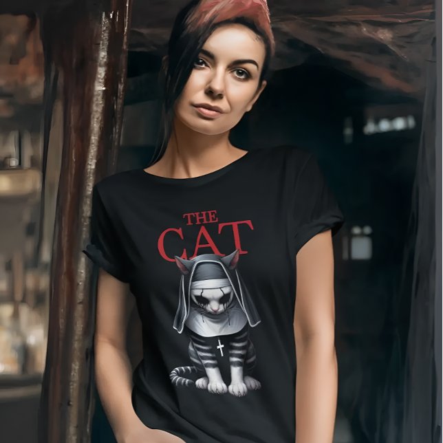 A Nun Cat T-Shirt (Criador carregado)