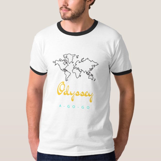 A odisseia Um-Ir-Vai t-shirt da campainha (Frente)