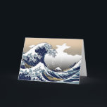 A onda Excelente do Cartão de Saudação Kanagawa<br><div class="desc">A onda Excelente do Cartão de Saudação Kanagawa</div>