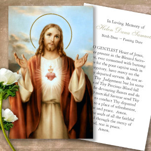 A oração carda o coração sagrado Jesus 3 de  