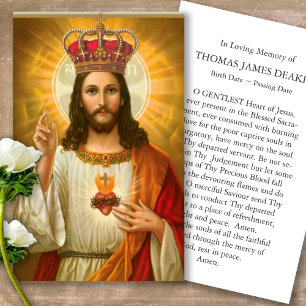 A oração carda o cristo de   nosso rei