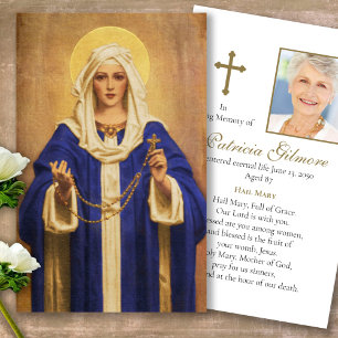 A oração carda o rosário santamente de  