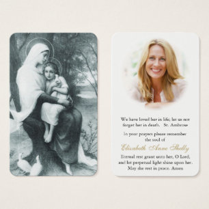 A oração carda   St Anne & criança Mary