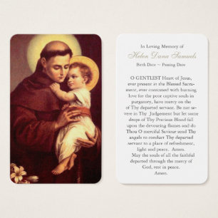 A oração carda   St Anthony 4
