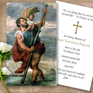 A oração carda   St Christopher