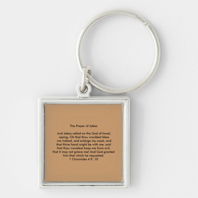 A oração do chaveiro de Jabez (Frente)