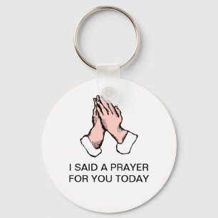 A oração entrega o chaveiro